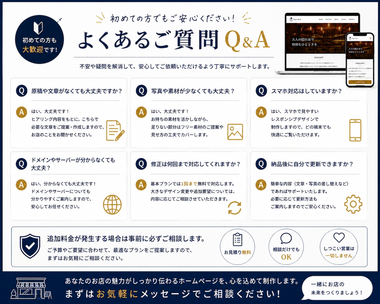 飲食店経営者×AI 勝てるホームページ作ります 現場をわかってる経営者が最新AIで売れるホームページ製作 イメージ6