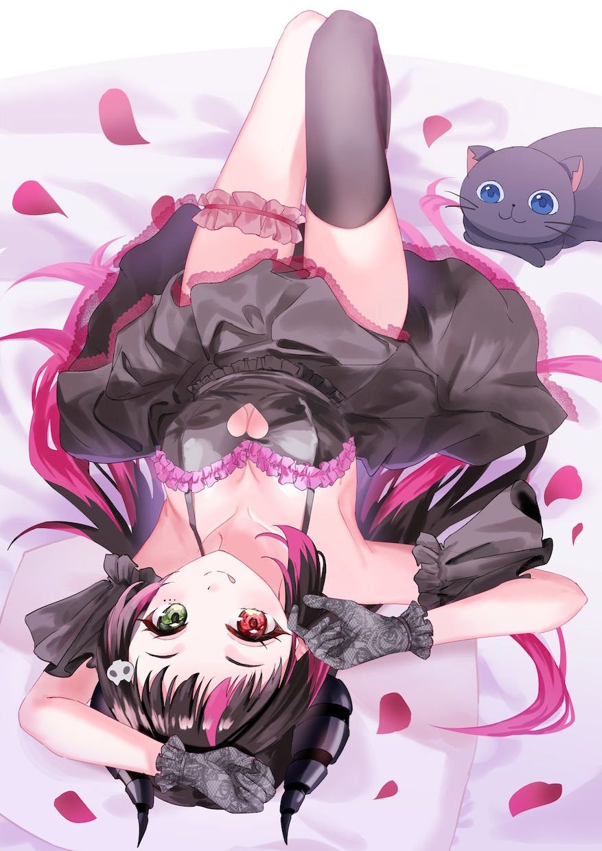 少女メインのラブリーなイラスト制作します 背景アリ対応可◎小物多めのごちゃっとしたイラストなど！ イメージ7