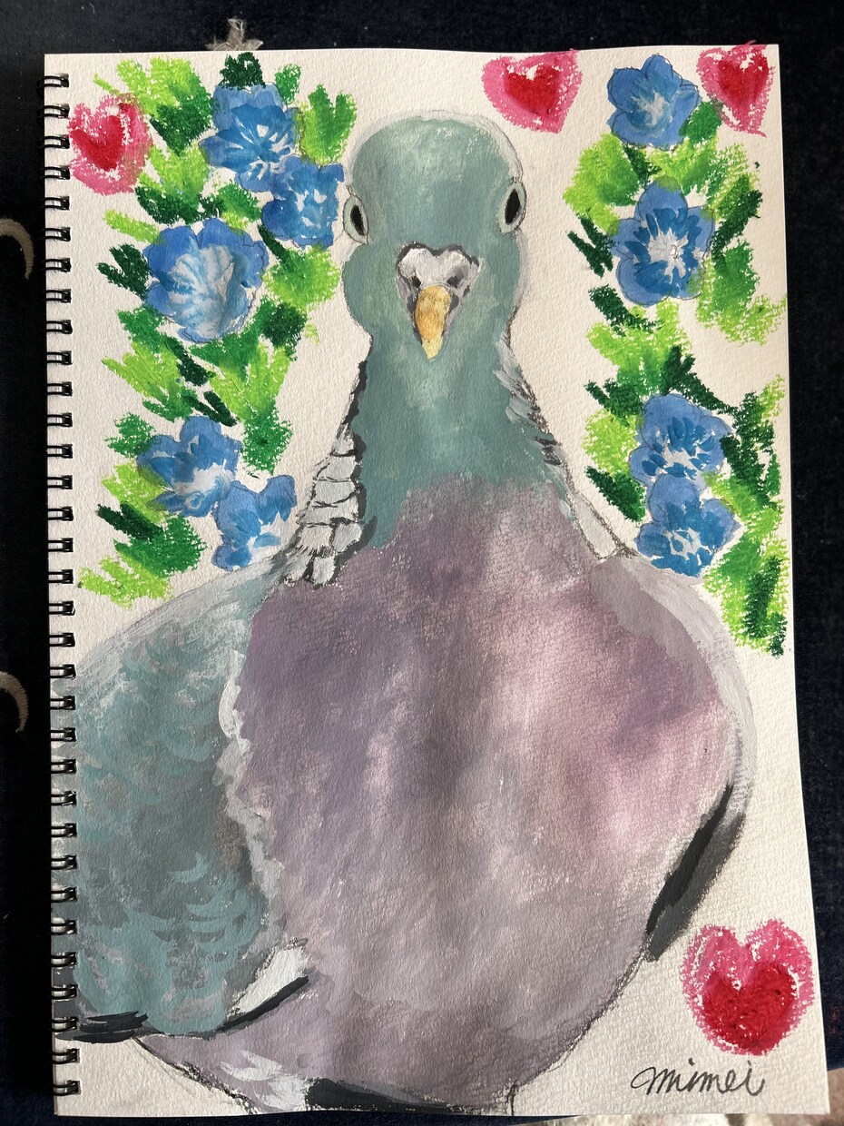 虹の橋を渡った大切なペット様の似顔絵を作成します 天国へ旅立ったペット様の似顔絵を描きます イメージ3