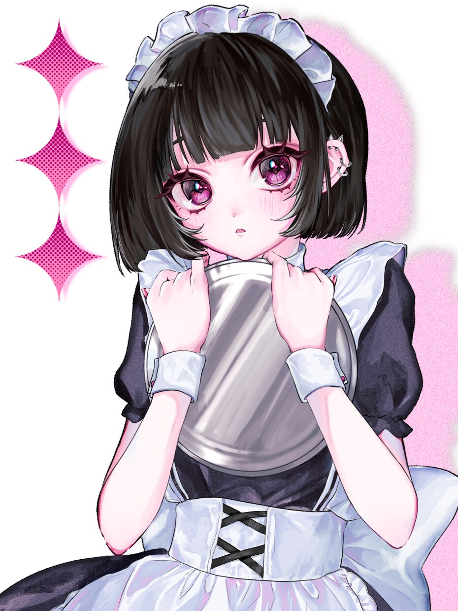 可愛い女の子アイコンを制作します パキとして、可愛い女の子を描きます！ イメージ3