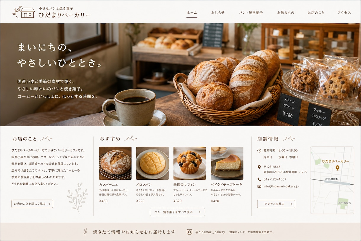 お店のホームページを公開まで制作します 更新しやすい店舗サイトを5〜10日で公開します イメージ4