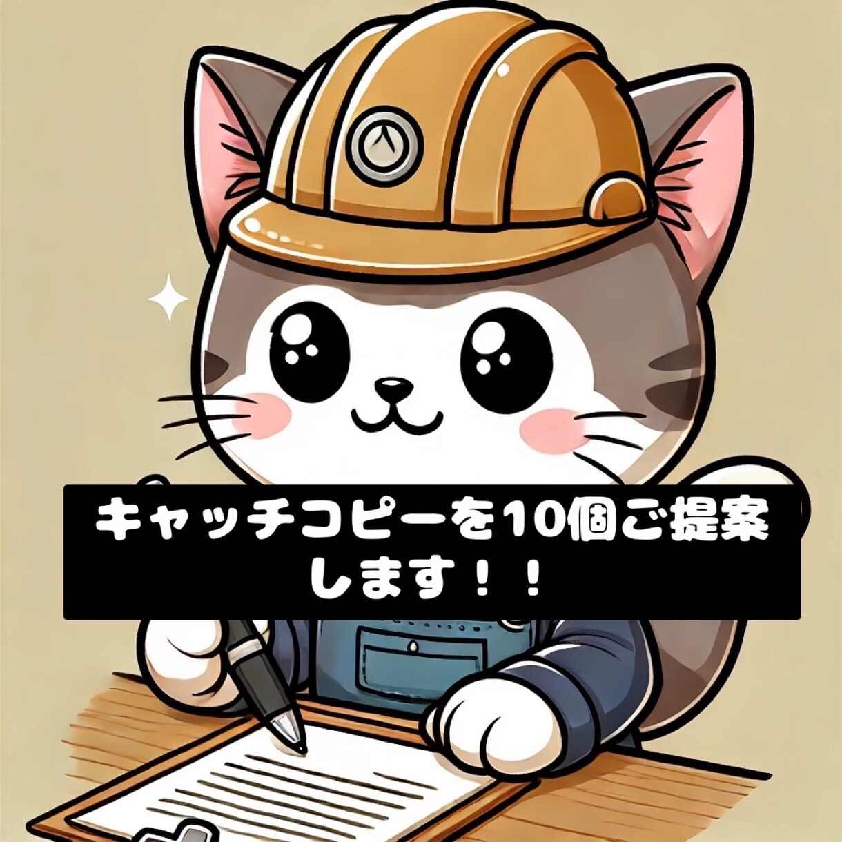 ご依頼のキャッチコピーを10個提案します 言葉で魅せる、心を動かす。あなたの想いをカタチにする。 イメージ1