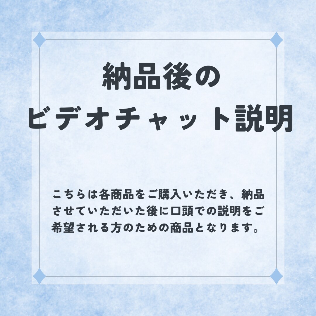 LP作成後の詳細説明をビデオチャットで提供します 口頭での丁寧な解説、アドバイスが必要な場合にご利用ください イメージ1