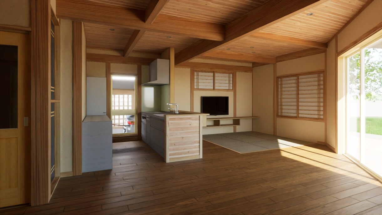 インテリア建築CGパースを作成します 高品質３ＤＣＧパースであなたのイメージを形にします。 イメージ4