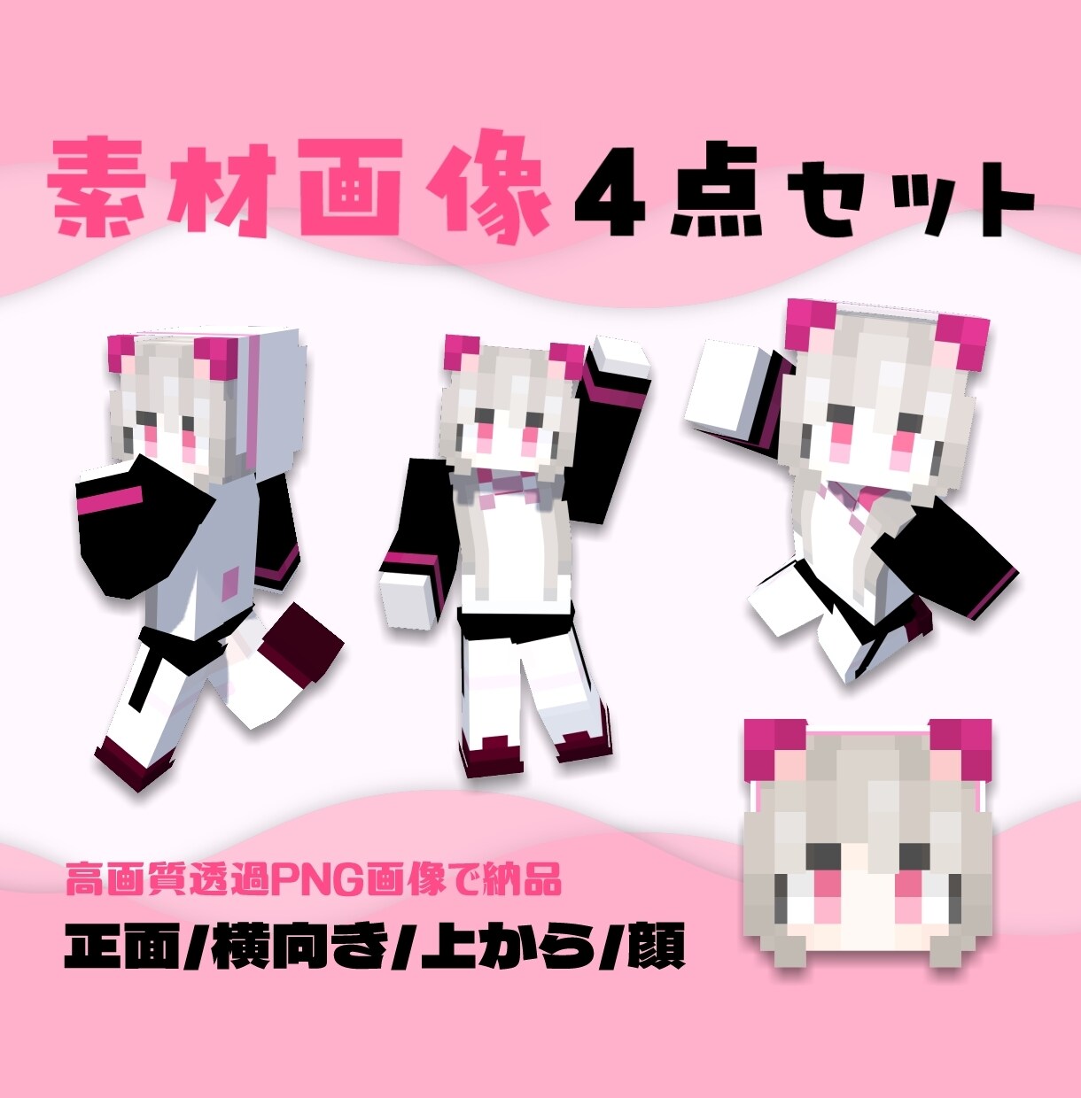 Minecraft マイクラスキン 作ります オリジナルデザインやキャラクター再現など幅広く対応致します イメージ4