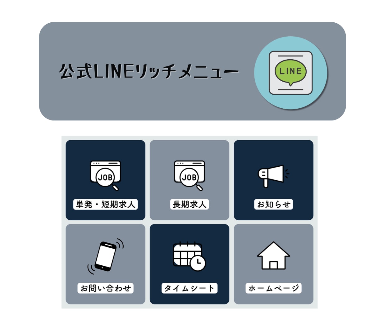 集客×反応◎公式LINEリッチメニューをつくります 初めてでも安心／傾聴／ヒアリング／想いに寄り添う／活動を応援 イメージ7
