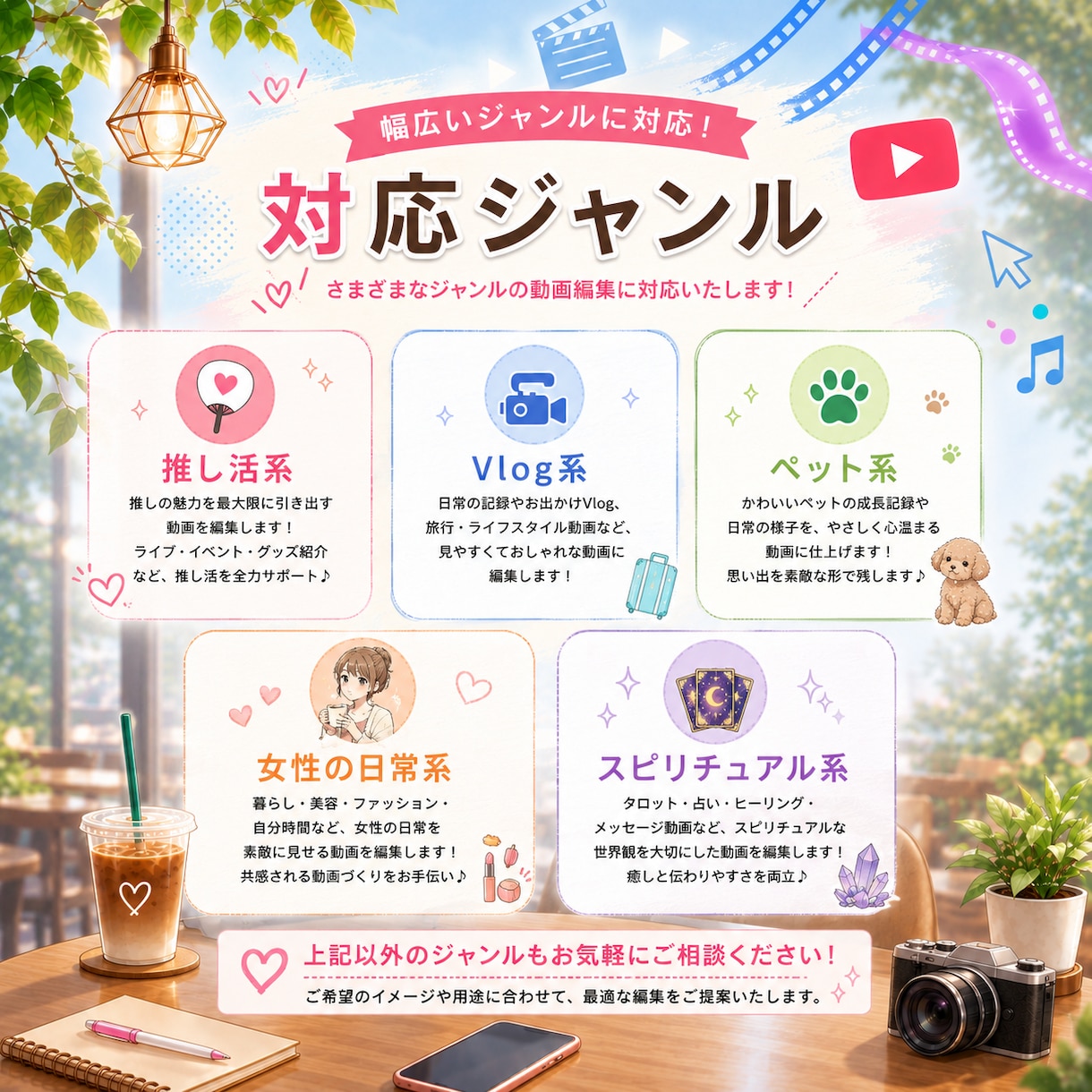 YouTube、SNSの動画編集承ります YouTube動画投稿者が丁寧に編集させていただきます。 イメージ4