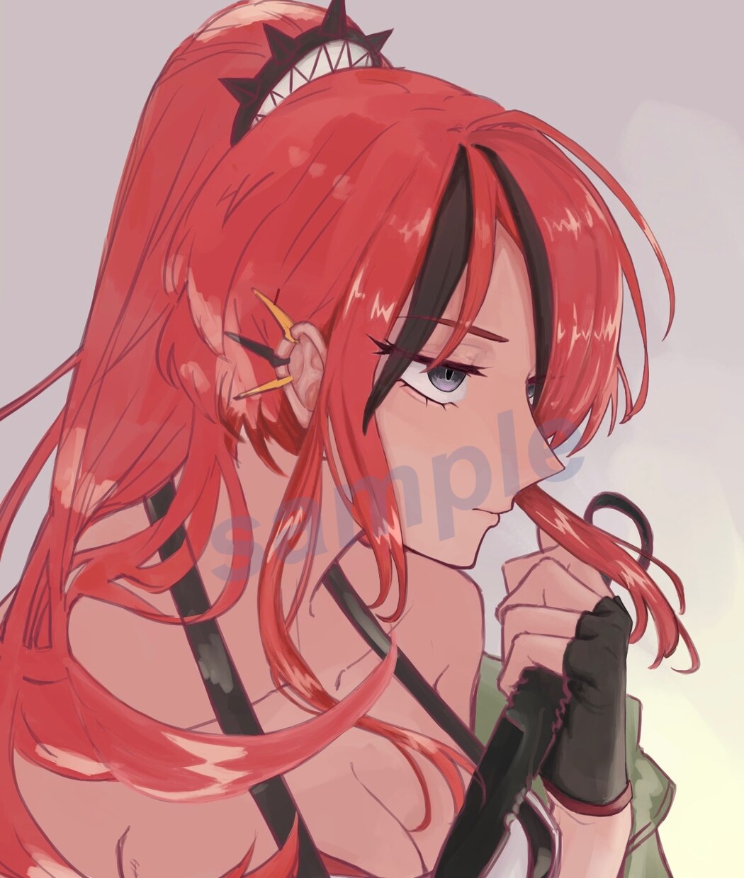 一枚絵、SNSアイコンなどのイラスト作成いたします イラスト、アイコン、立ち絵、動画のサムネイルなどに！ イメージ3