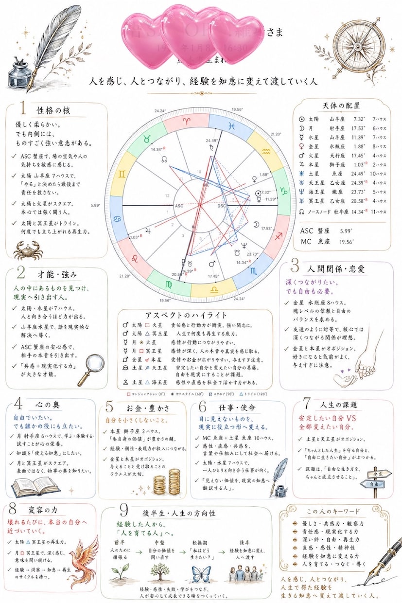 世界にひとつの「わたしの取扱説明書」を作ります 星を読み、まだ知らないあなたを言葉にします イメージ5