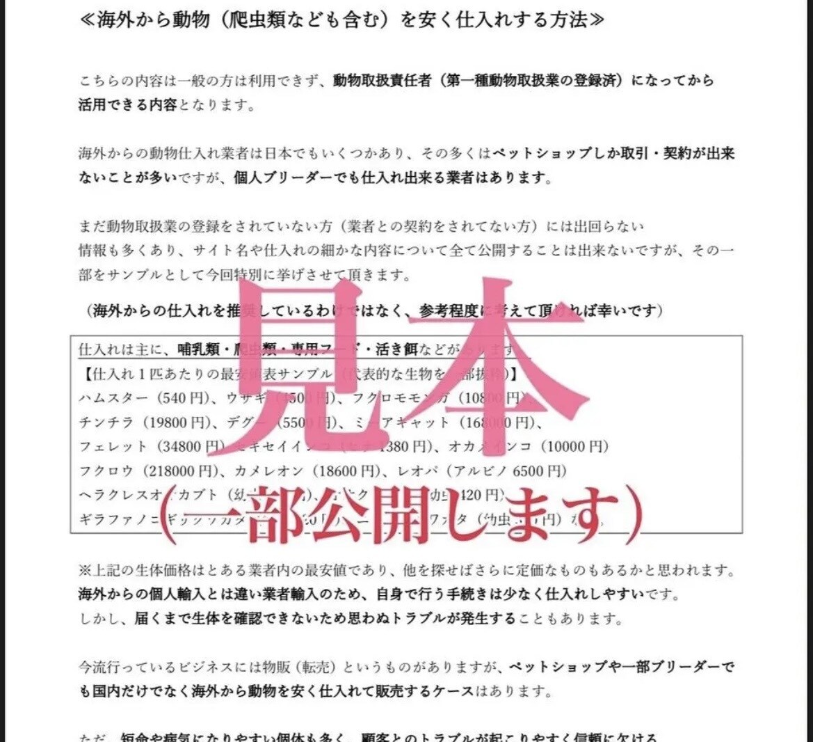 ブリーダーに興味がある方に必見の内容をお伝えします 【第一種動物取扱業マニュアル&販売契約書セット】 イメージ5