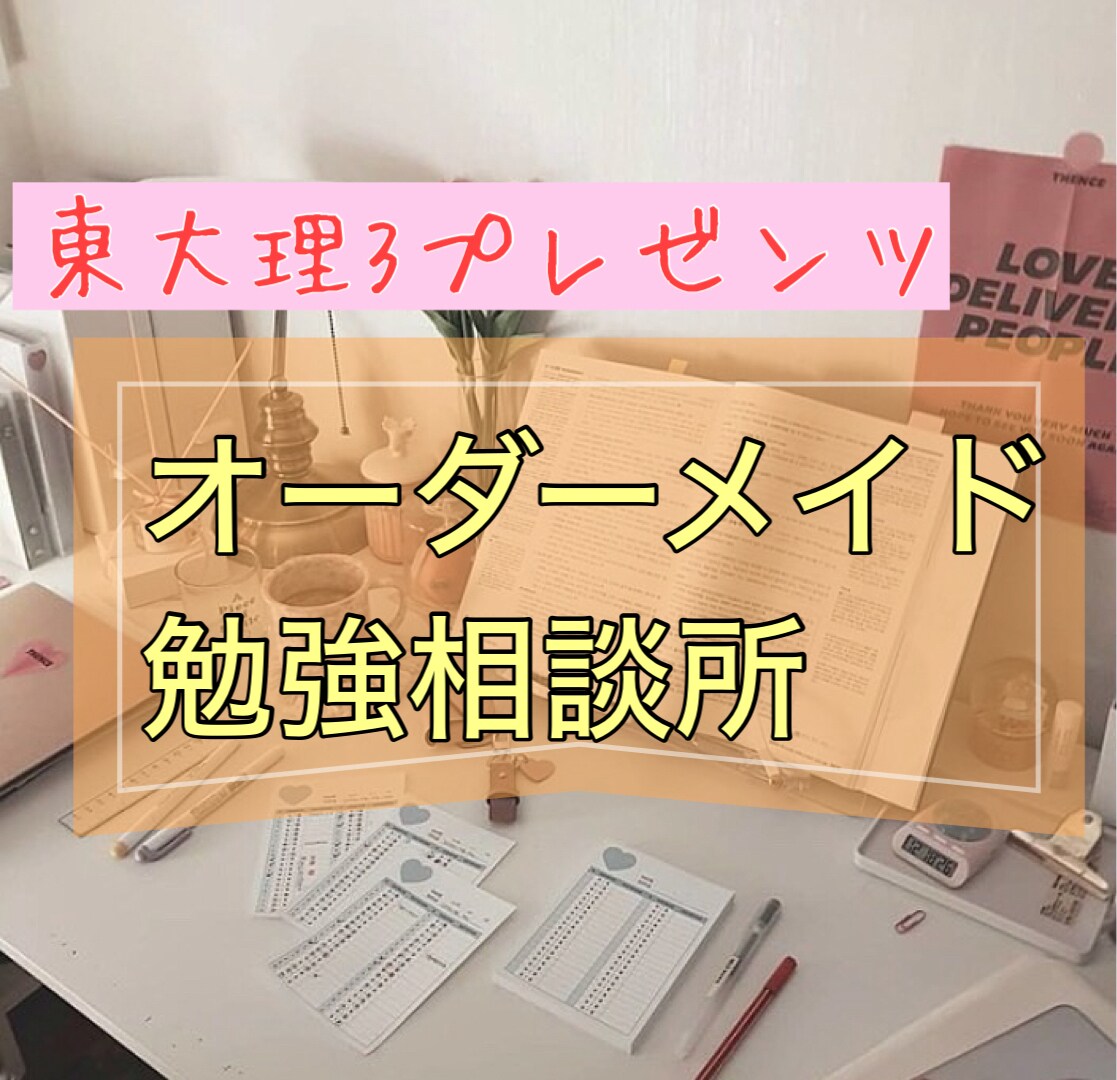 初回割引！オーダーメイドの勉強法・計画を教えます 効率とモチベーションが上がる計画の立て方を教えます。 イメージ1
