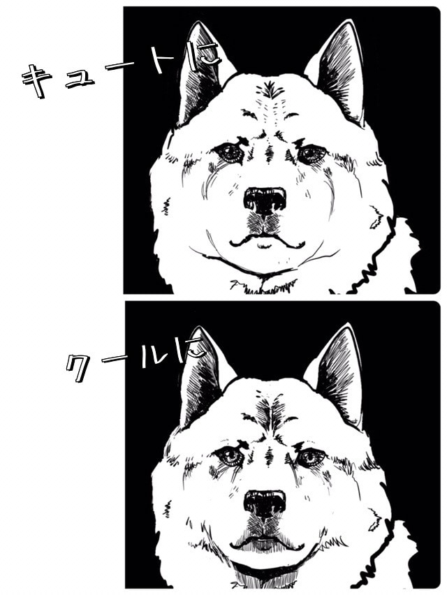 モノクロ線画の犬猫鳥魚、ペット似顔絵を制作します 広告代理店経験者が担当、生き物全般OK イメージ3