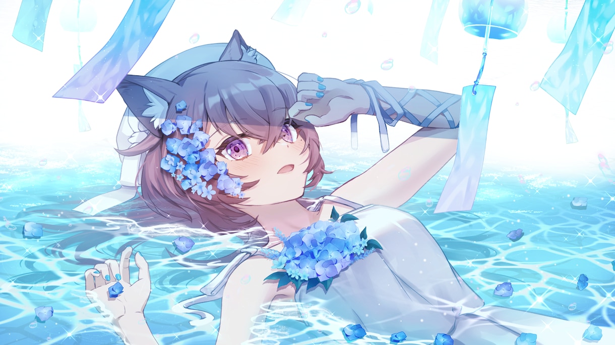 かわいいイラスト描きます SNS・配信・グッズなどに使いやすい一枚絵を仕上げます！ イメージ4