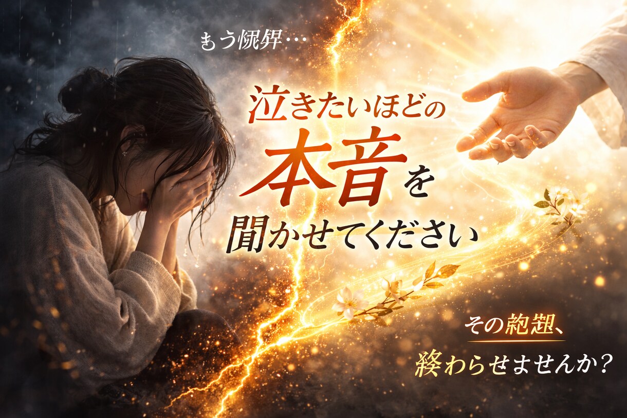 彼が隠している本音を優しく読み解きます 誰にも言えない苦しさに寄り添う鑑定 イメージ2