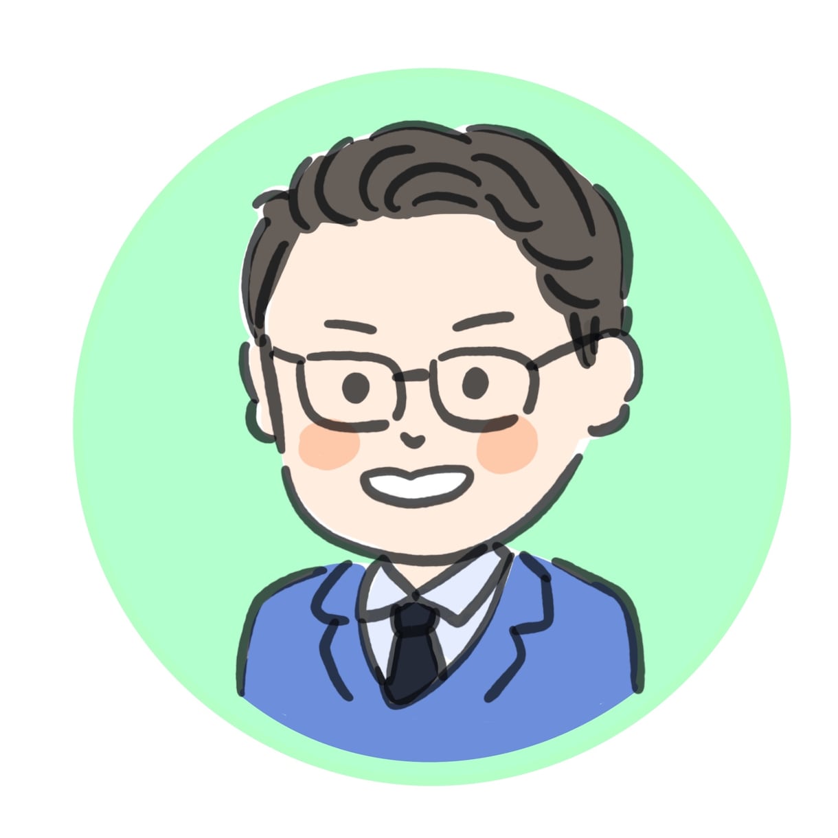 ゆるいシンプルアイコンを作成します ご自身の雰囲気をほんのり感じるアイコンに設定しませんか☺︎ イメージ1