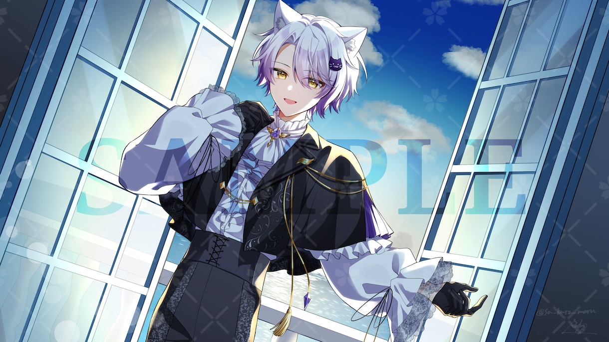 立ち絵や一枚絵などご要望のイラストをお描きします MVイラスト/サムネイルイラスト/グッズイラスト　etc イメージ5