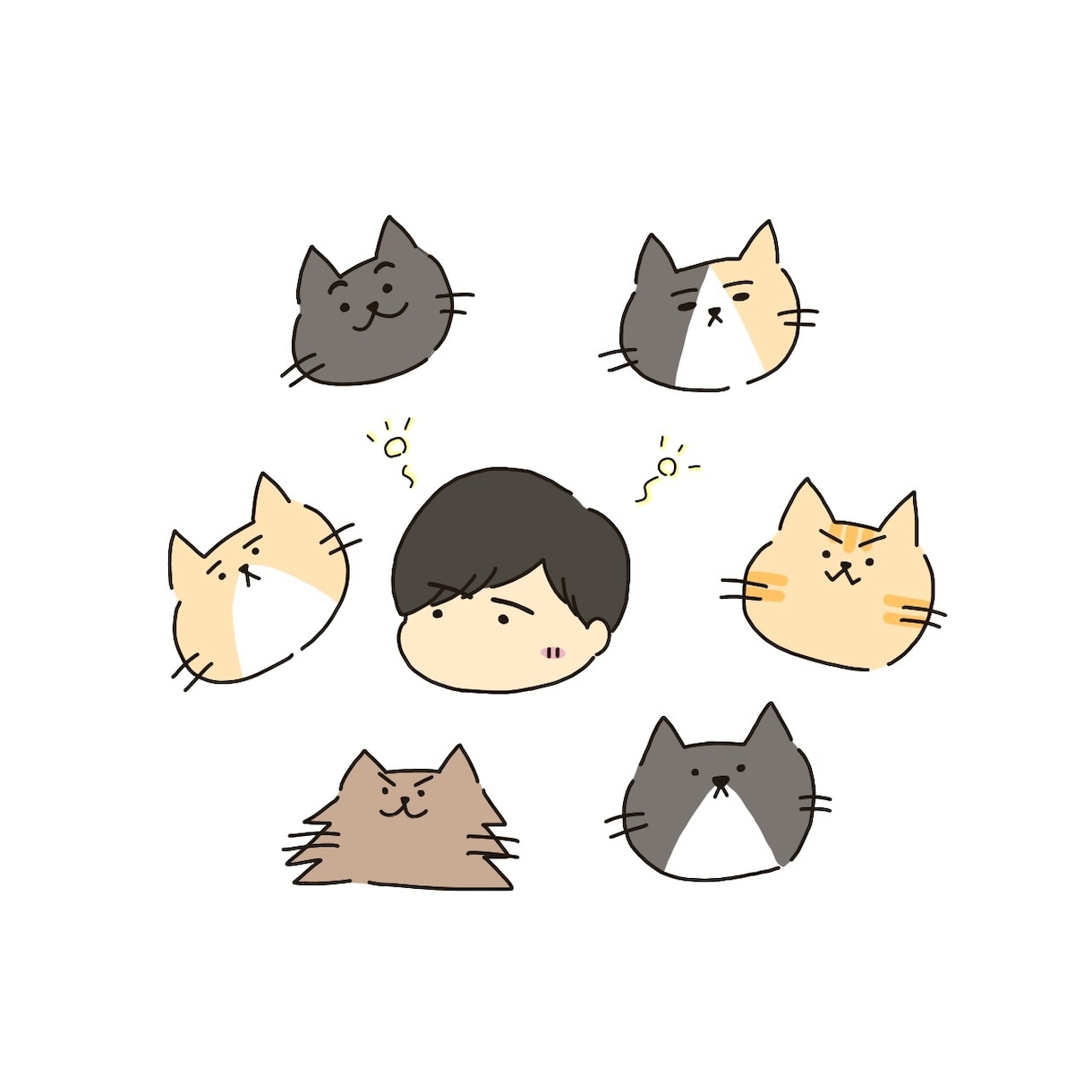 いろんな用途のゆるイラスト描きます なるにしか描けないゆるゆるでほわほわのイラストです！ イメージ7