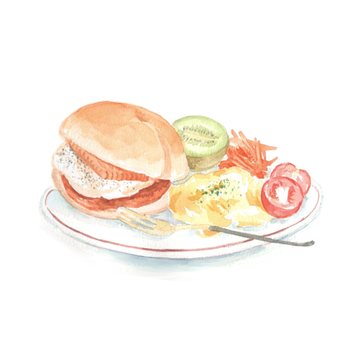 水彩画でスイーツのイラストを描きます 〜丁寧なヒアリング〜　温かく優しいタッチが得意です♪ イメージ8