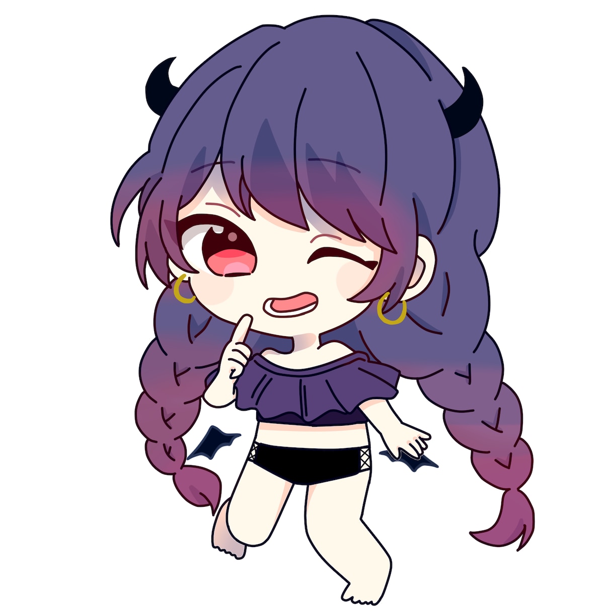 ポップなデフォルトミニキャラお描きします アイコン！動画素材！グッズ用に！可愛く描かせていただきます！ イメージ5