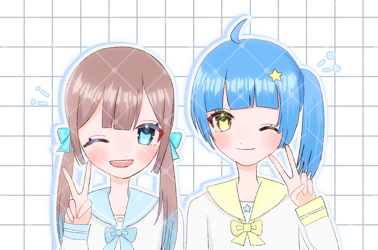 キラキラしたイラストを描きます キラキラしたイラストを描きます！ イメージ1