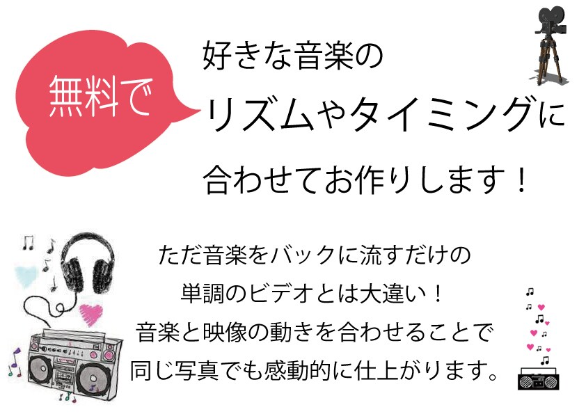 結婚式のプロフィールビデオ作ります ２００７年からお預かりしたお客様は５００組以上！ イメージ3