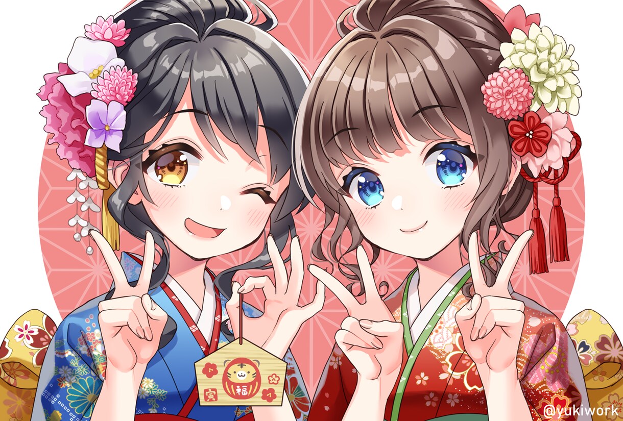 アイコン、立ち絵、一枚絵などイラスト作成いたします キラキラ可愛いイラストが得意です イメージ9