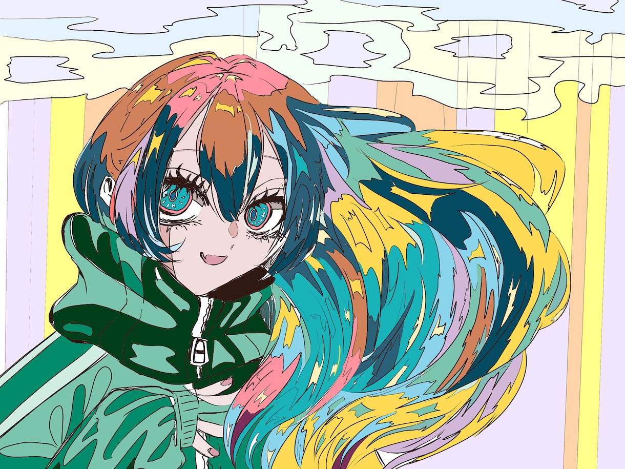パソコンの背景などに使える高解像度の絵を描きます 値段以上のものを完成させることをご約束します！ イメージ1