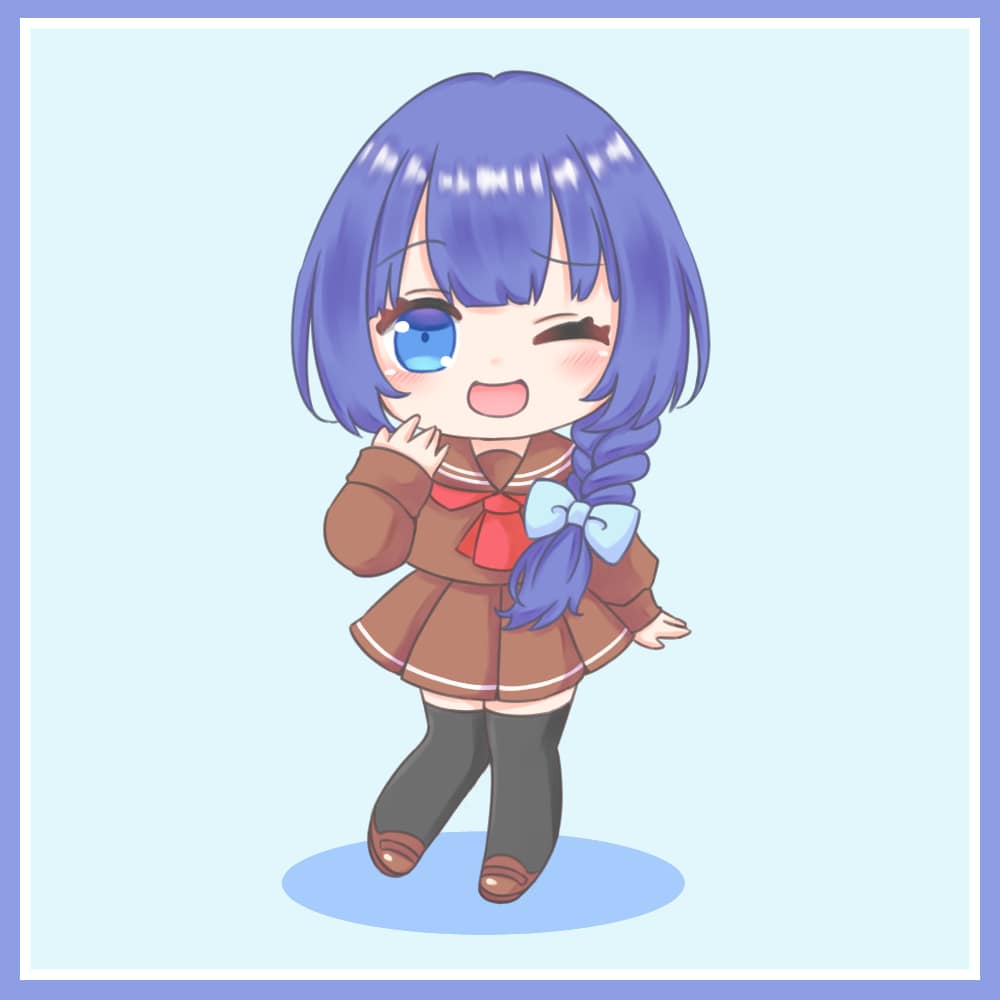 SNSや動画で使えるデフォルメイラスト描きます Vtuberさんや歌い手さん向けの可愛いSDキャラ制作します イメージ3