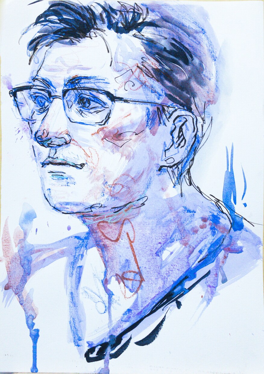 雰囲気あるアート似顔絵を描きます ご家族・ご結婚記念日・SNS・プレゼントにも イメージ4