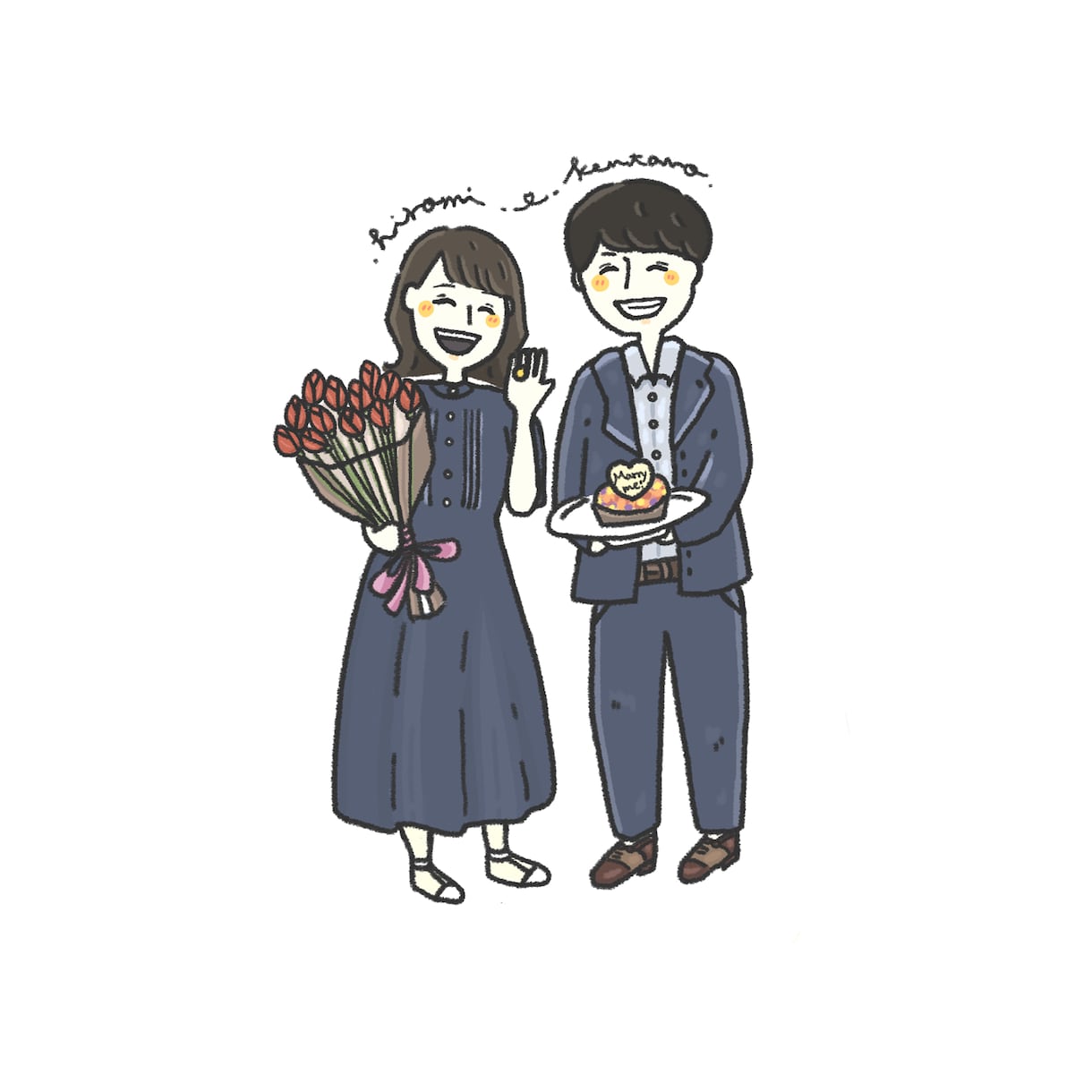 商用利用可！ゆる可愛い人物・日常系イラスト描きます アイコン・挿絵・グッズなど用途に合わせたオリジナルイラスト イメージ4