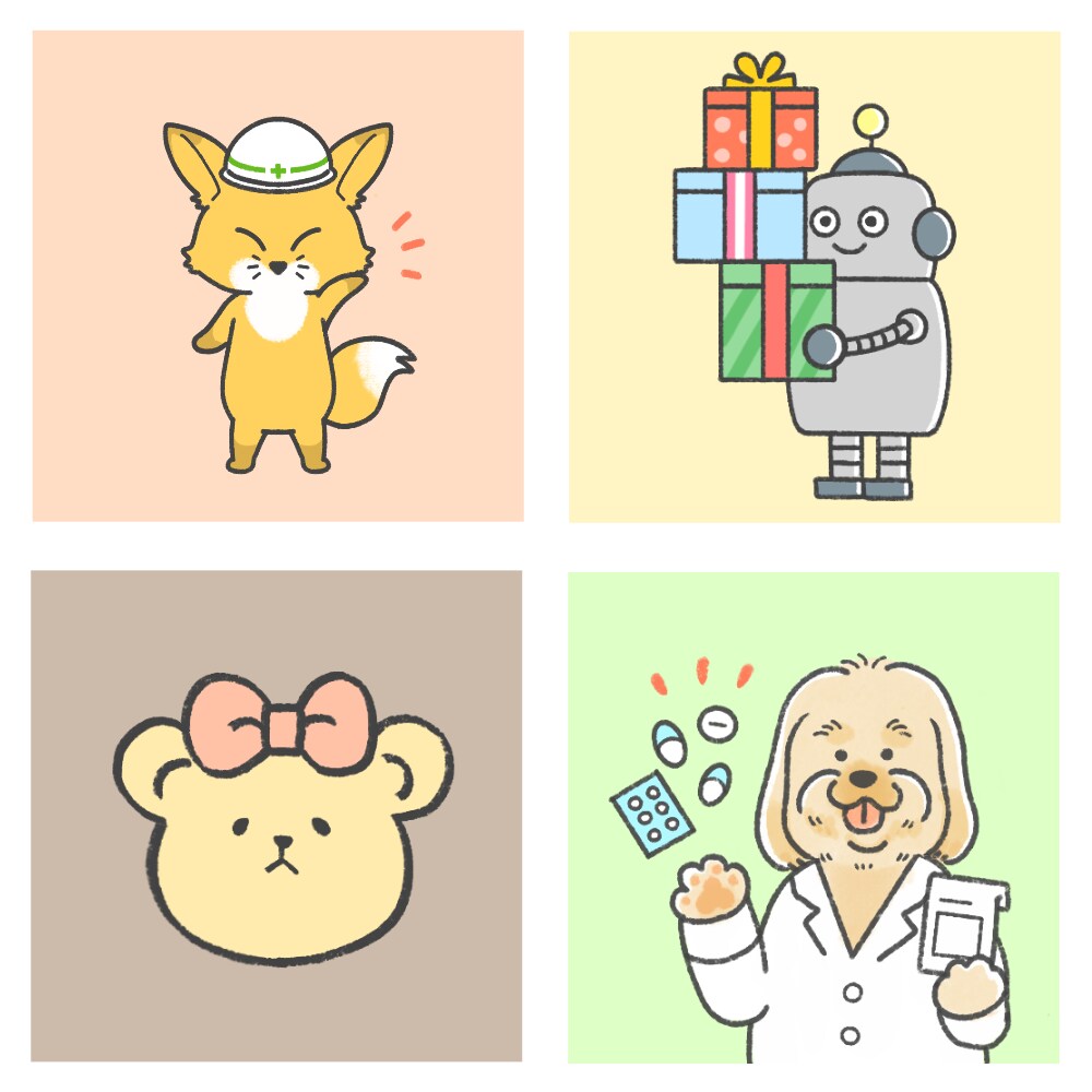 商用可！ゆるっと目を引く個性的なキャラを作成します 【ゆるかわ、きもかわ、お好みに合わせてお作りいたします♪】 イメージ5
