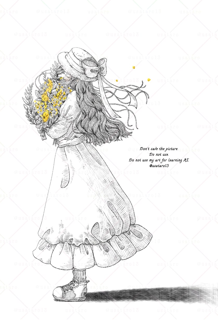 繊細で綺麗なペン画(線画)イラスト描きます 挿絵やMV等イラストが必要な場面に! イメージ4