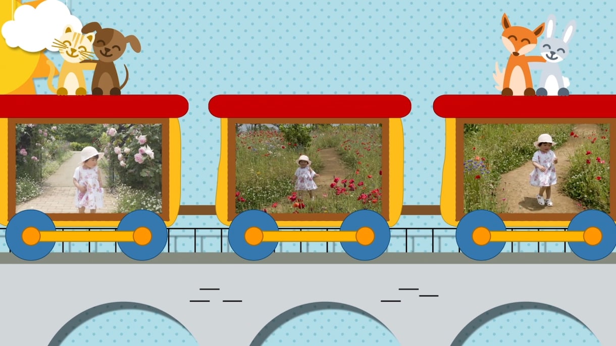 お子さまの「お誕生日記念動画」を制作いたします スマホやPCで見れる「動くフォトアルバム」 イメージ2