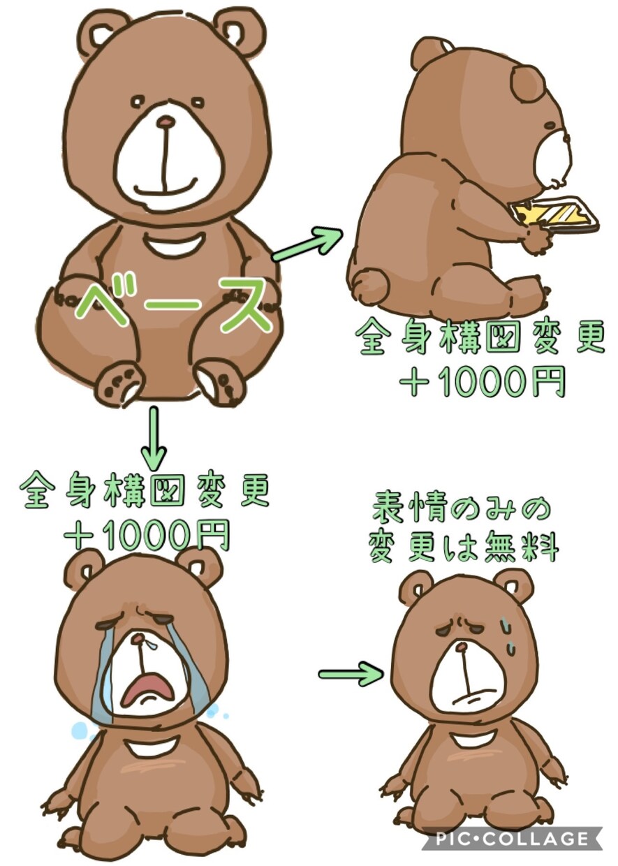 SNS・ブログ、アイコン表情好きなだけ描きます 希望の表情を、オプション料金なしで描きます。 イメージ10