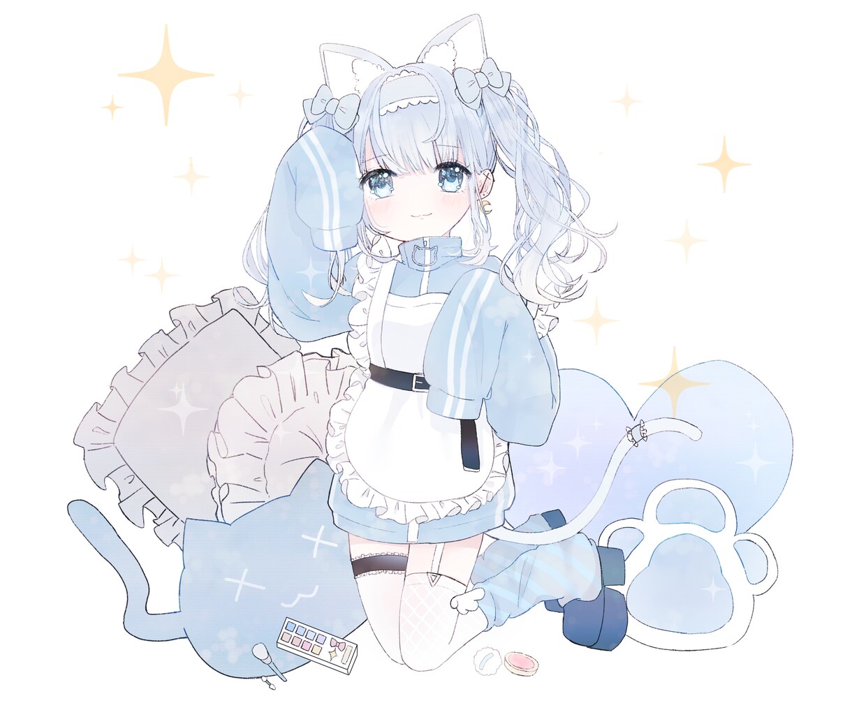 一枚絵やSNSなどのアイコン描きます 配信画面やSNSのアイコンヘッダーに！ イメージ3