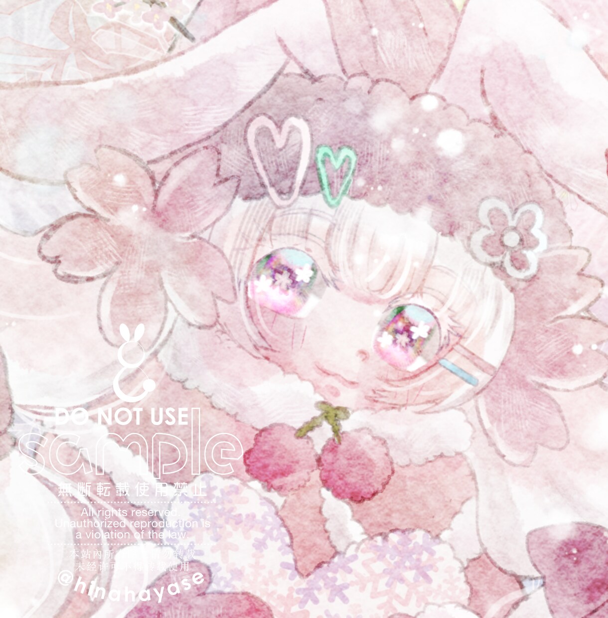可愛い女の子のアイコン描きます キュートをお届け♡貴方のSNSを可愛く彩りませんか？ イメージ9