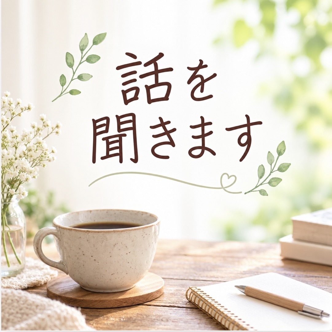 誰にも言えない愚痴を聞きます 話すだけで少し心が軽くなる時間を過ごしませんか イメージ1