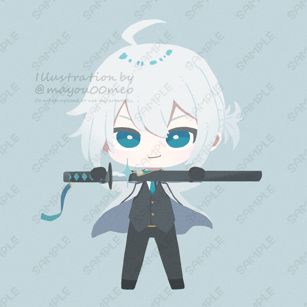 やわらかなタッチでキャライラストを描きます グッズ/配信素材/アイコン/立ち絵等のキャライラストに イメージ3