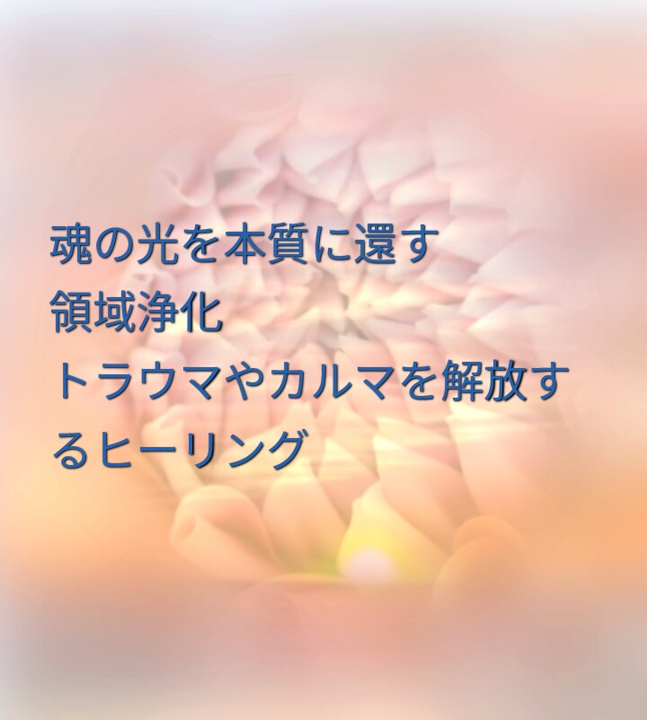 魂の光を還す領域浄化、トラウマやカルマの解放します 解決が難しい悩みでの魂の傷を癒し、魂の光を取り戻すお手伝い イメージ2