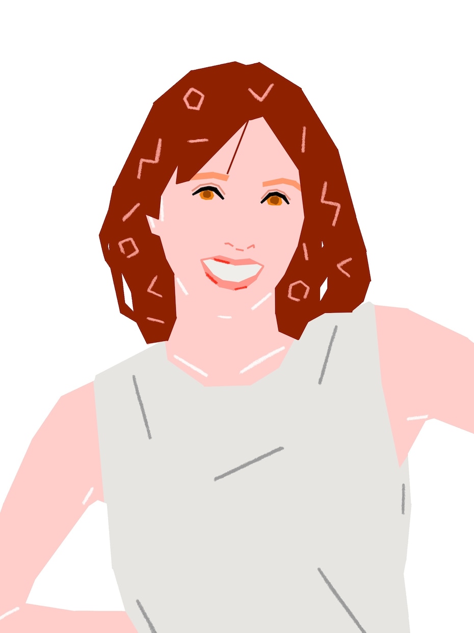 カラフルでグラフィカルな似顔絵承ります ご本人様だけでなくご家族ご友人ペットさんなど描きます。 イメージ3
