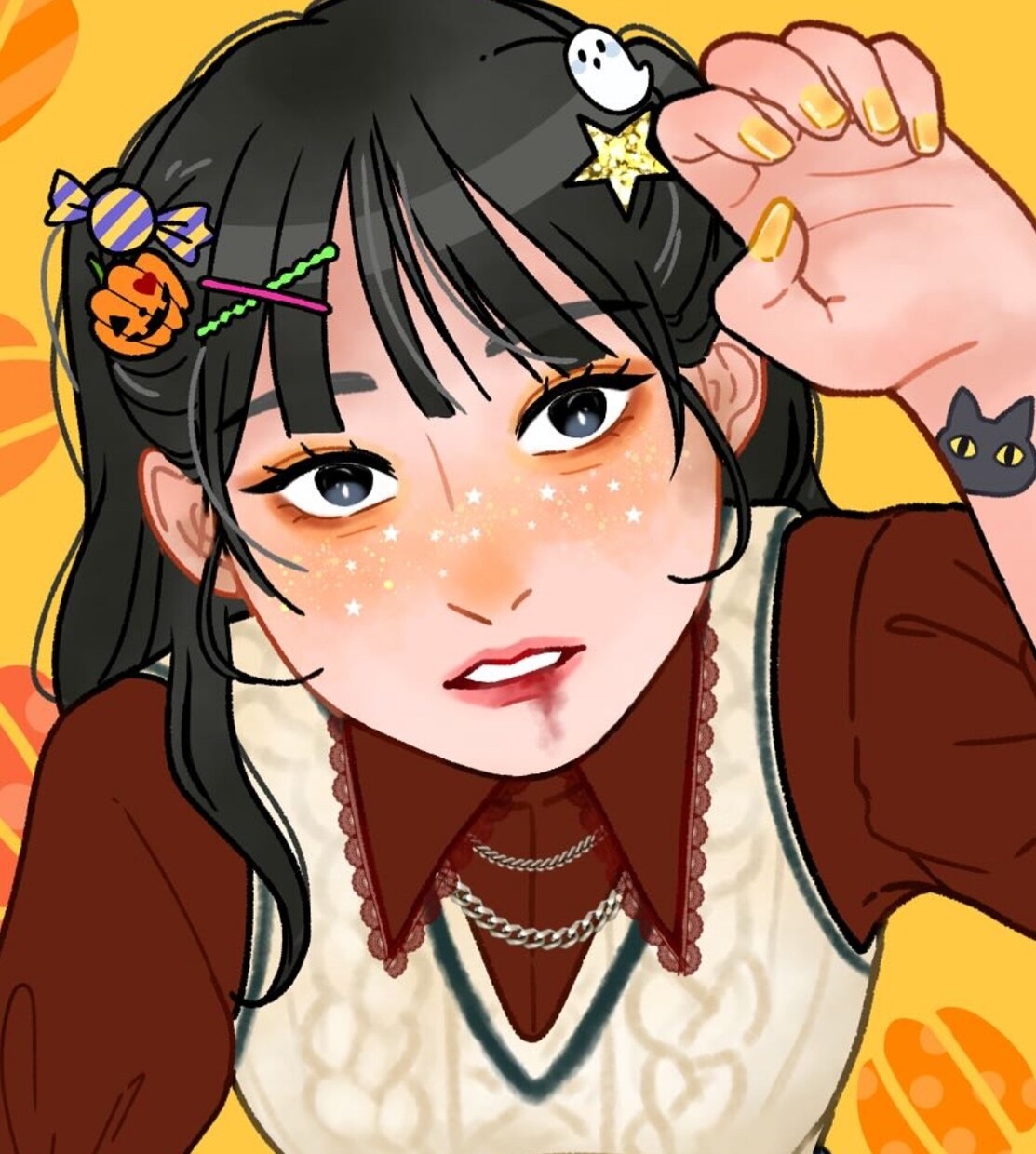 ポップで可愛い似顔絵描きます 自分の魅力を改めて気付けるイラスト イメージ3