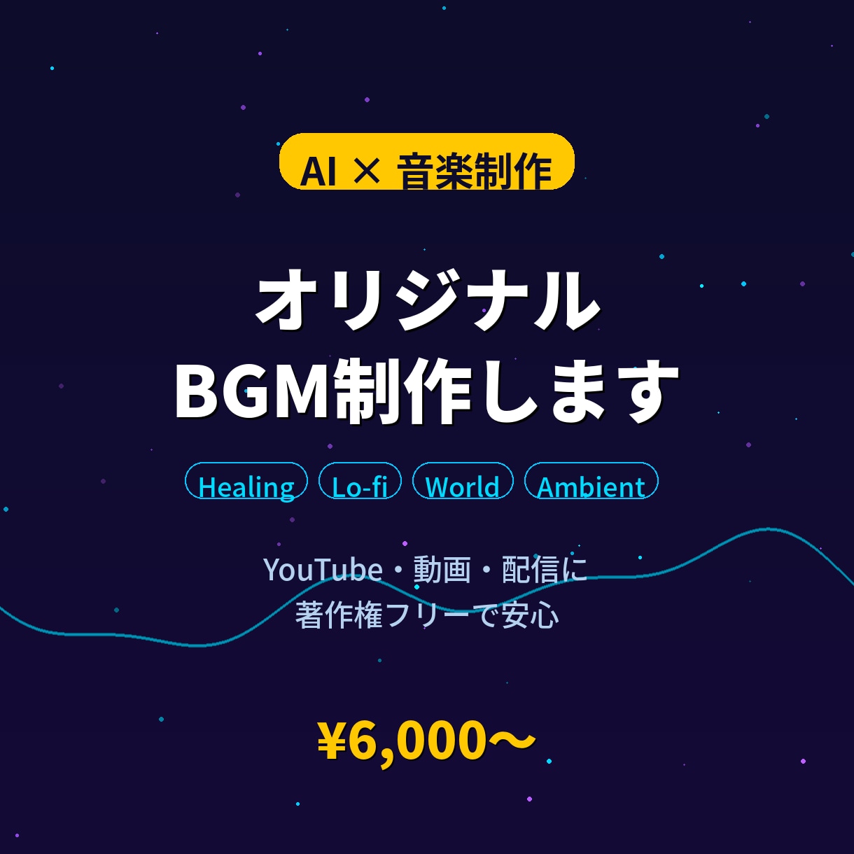 AIでオリジナルBGMを制作します イメージをいただきあなただけのオリジナルBGMをお届けします イメージ1