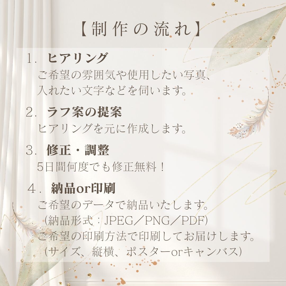 即日納品可！おしゃれなウェディングボード作成します ゲストの目を引くウェルカムスペースに♡ イメージ3