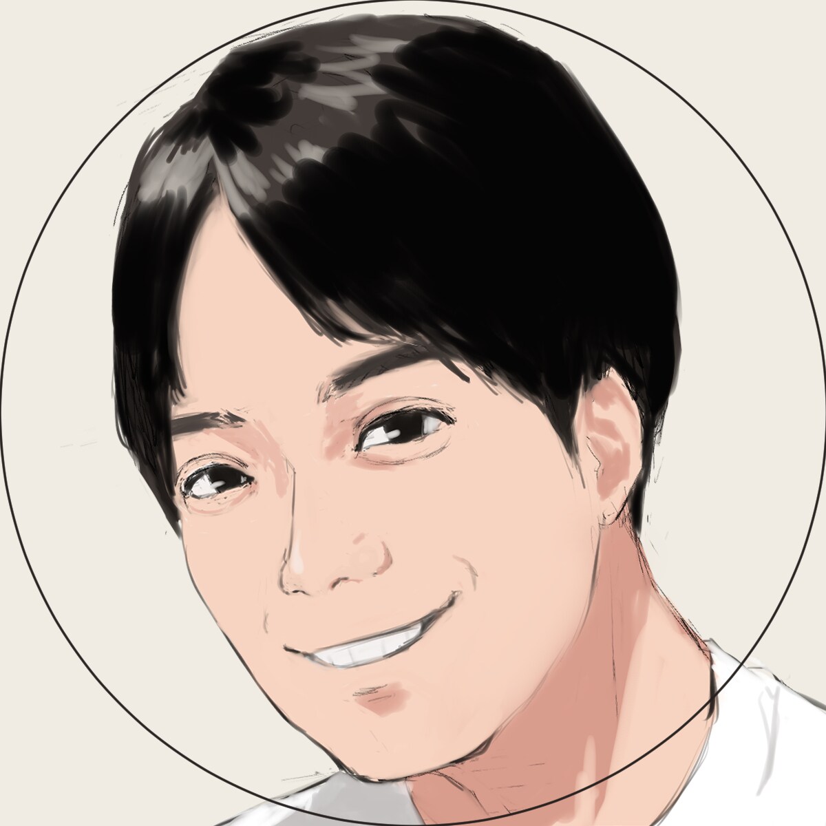 デフォルメしすぎないアニメ調似顔絵アイコン描きます どのSNSでも使いやすいデフォルメ具合 イメージ8