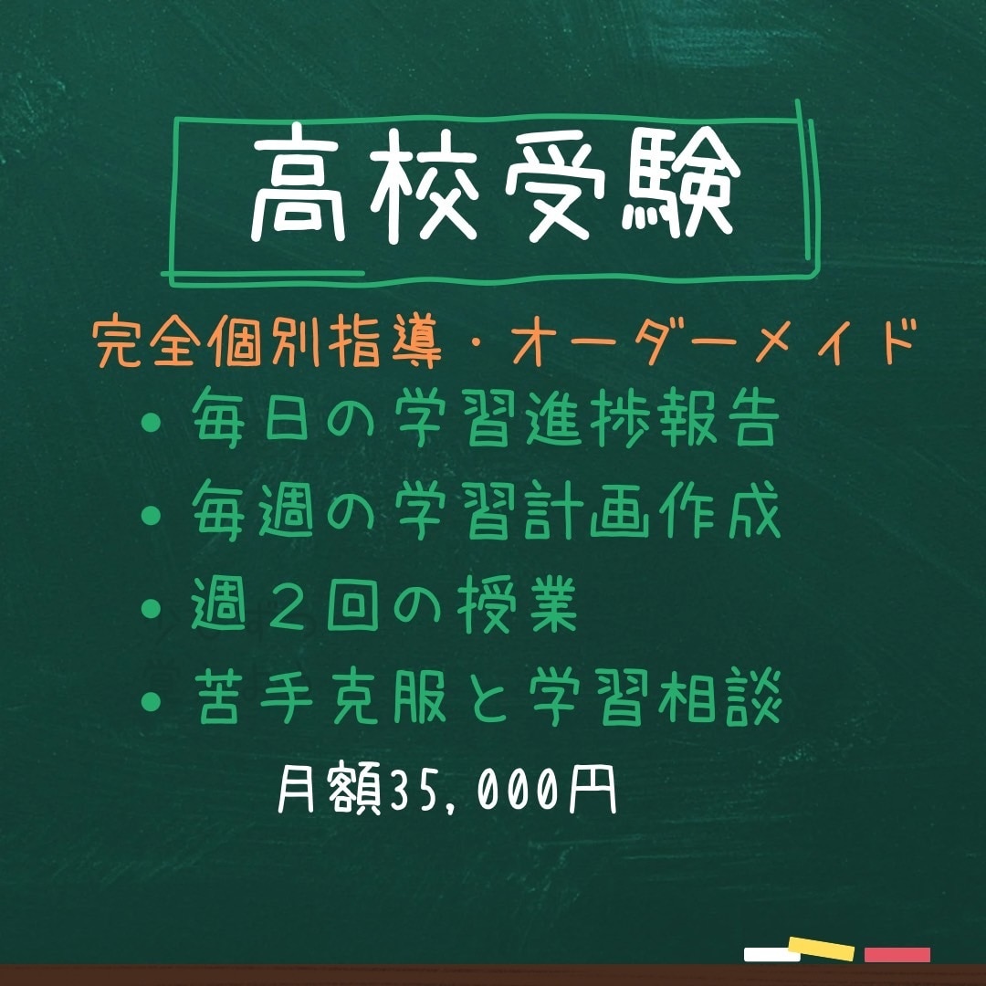 元京大院生のプロ講師が中学生を1ヶ月間教えます 全５教科の授業内容や宿題から定期試験・受験対策まで イメージ1