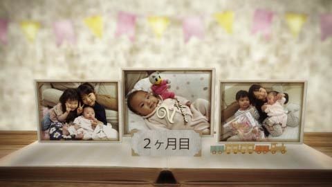 1歳の記念に世界に一人だけの絵本ムービーを作ります 一生に一度の「初めての1年」を、大切にカタチに残しませんか？ イメージ3