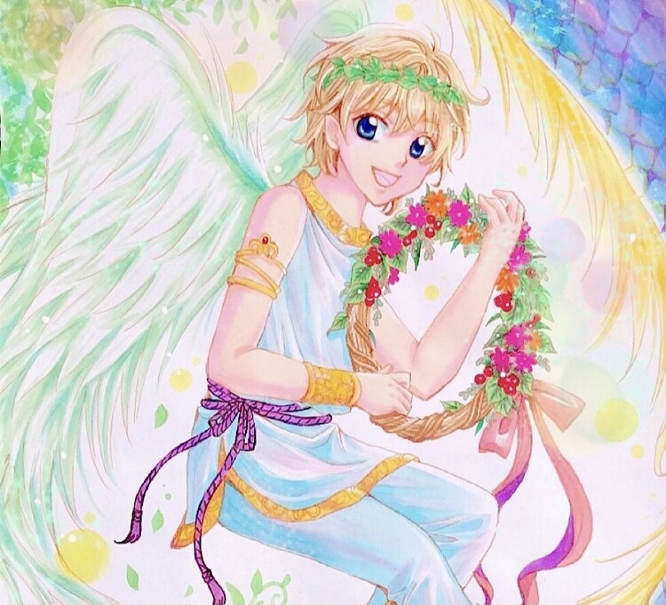 あなたの守護天使を描き、さらなる幸運へと導きます 天使からのサポートが強力になる❤️天使絵と一言メッセージ イメージ2