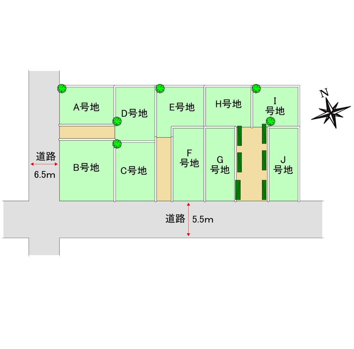 住宅地の区間図を清書・データ化します 急に区画図が必要になった！そんなお悩み解決します！ イメージ6