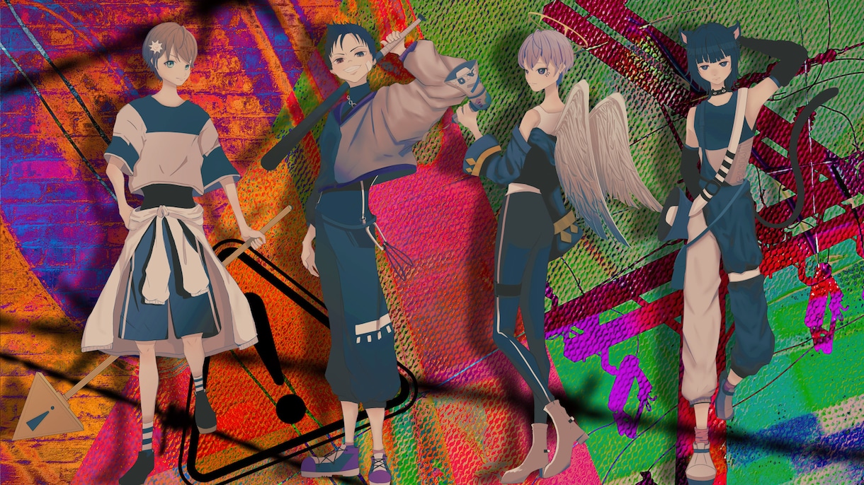 イラスト制作~映像制作 全て担当いたします カスタマイズでアニメーション・3DCG映像の制作可能！ イメージ3