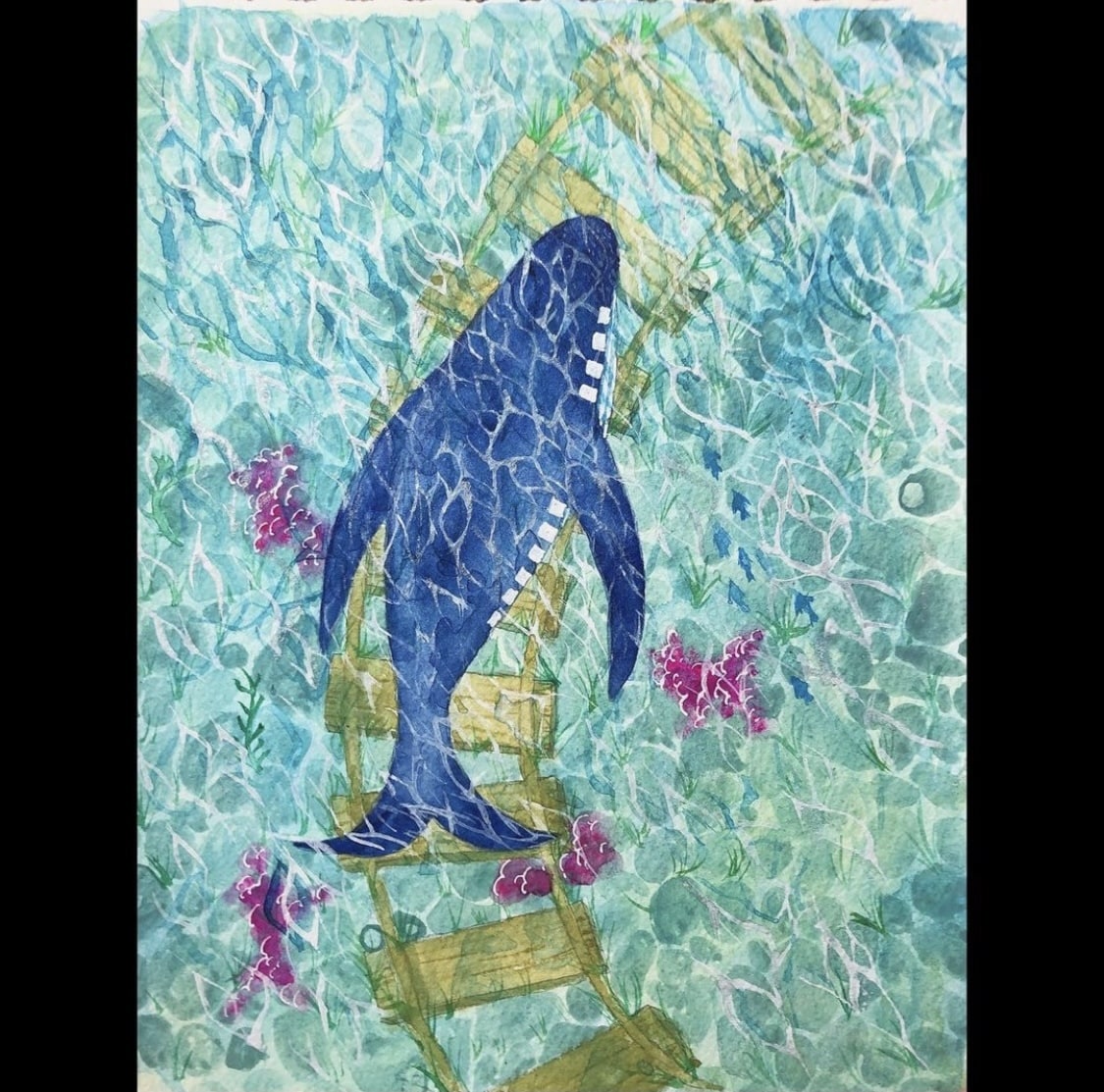 ちいさな絵画を描きます 宇宙や海などをモチーフにした、小さめの絵画を描きます。 イメージ2